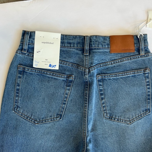 NWT- High Rise Straight Jeans - unpublished - Picture 9 of 12